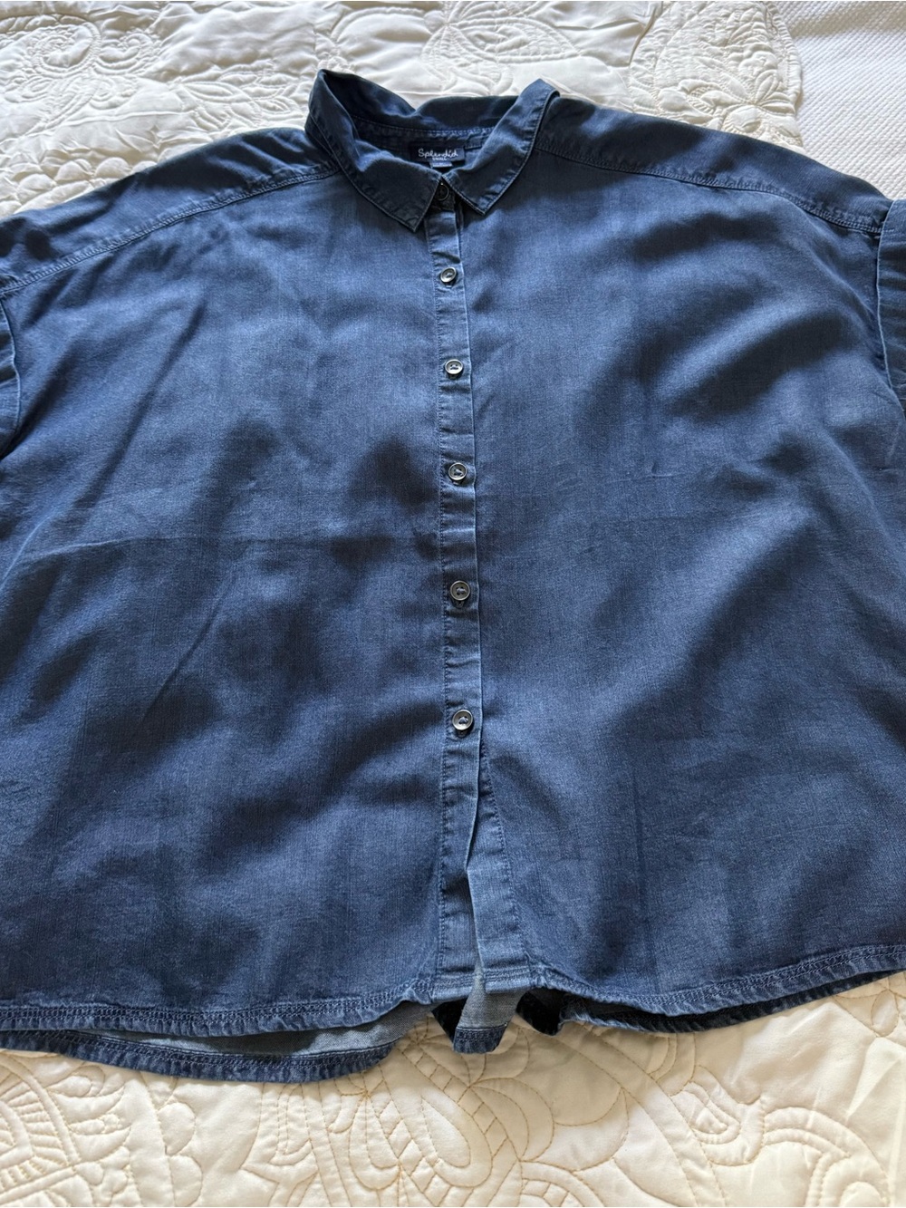 Splendid Soft Blue Women’s Button-Up Shirt